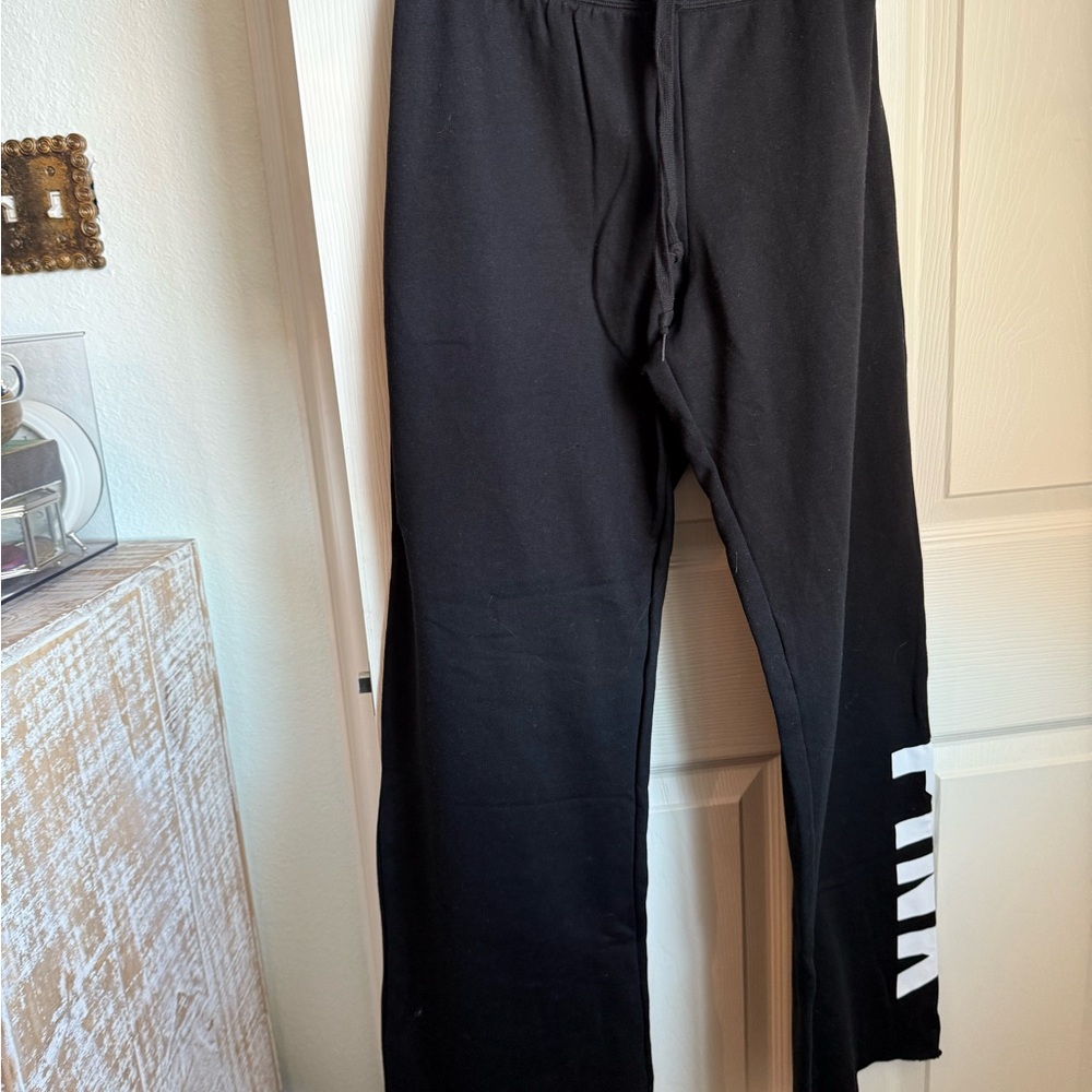 Black PINK wide leg sweatpants